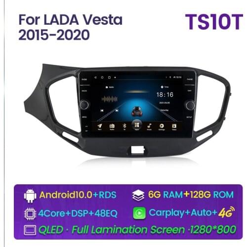 Carplay For LADA Vesta Cross Sport 2015-2020 Car Radio Multimedia Video Player Navigation GPS 2din Android Auto 4G LTE WiFi SWC
