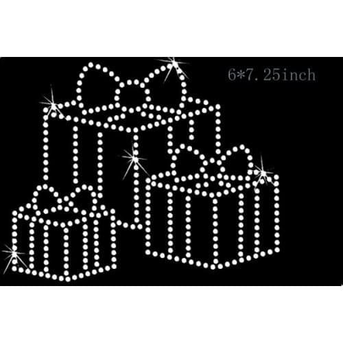 Free shipping Christmas gifts holiday bling rhinestone or rhinestud transfer heat Transfer rhinestone transfer Do it yourself