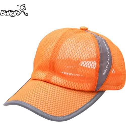 2018 Unisex Women Men Breathable Baseball Running Cap Snapback Hats Summer Adjustable Hat Outdoor Sports Caps 7 colors