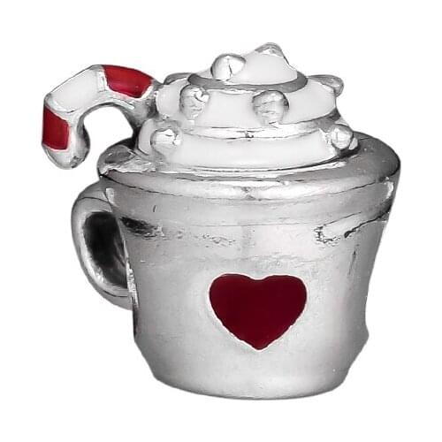 CKK Warm Cocoa Beads Charms 925 Sterling Silver Jewelry Fits Original Bracelets Necklaces Making Kralen Berloque