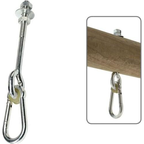 Children Swing Hook Amusement Park Swing Hanging Kit Hanger Aerial Yoga Hammock Safety Locking Ceiling Mount DIY Accessories