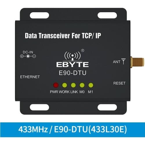 E90-DTU-433L30E Ethernet LoRa Long Range 433MHz 1W IoT uhf Wireless Transceiver rf Module 433 MHz Transmitter and Receiver