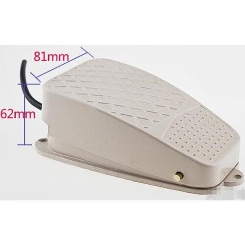 TFS-3 FS-3 foot switch / foot switch with a line of 10 cm can be extended aluminum shell silver contacts