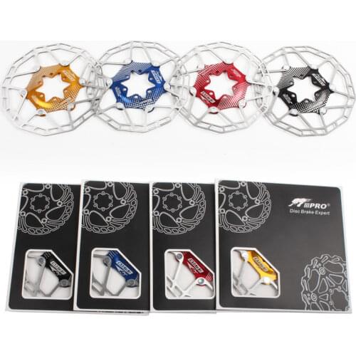 IIIPRO MTB Bicycle Cooling Disc Brake Quick Cool Down Floating Rotor 7075 AL Stainless Steel Mountain Bike 160mm Disc Brake