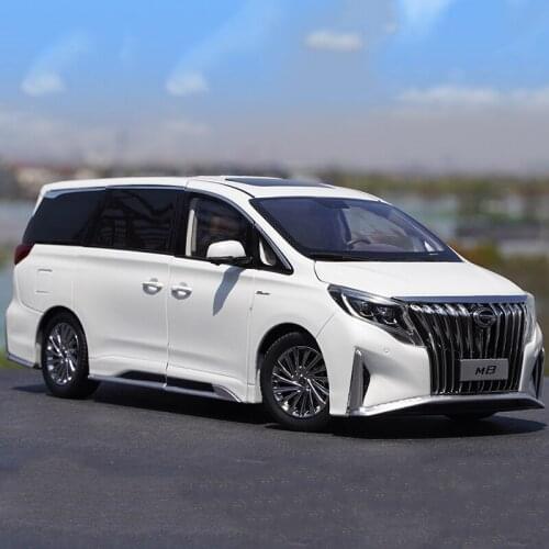Diecast 1:18 Scale GAC Trumpchi M8 Trumpchi GM8 Business Car Simulation Alloy Car Model Collectible Decoration Gift Toy Cars