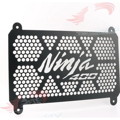 Motorcycle accessories for radiator grille water tank protective cover black For KAWASAKI NINJA400 ninja 400 2018