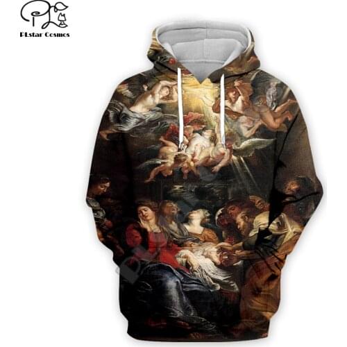 PLstar Cosmos Montage Christian Catholic God Jesus Retro Pullover NewFashion Tracksuit 3DPrint Men/Women Casual Funny Hoodies 11