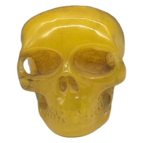 Early collection of wax with fluorescent skull ornaments family collection