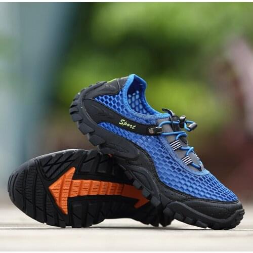 Hot sale 2020 new summer sandalia masculina water footwear mountain sandals outdoor men mesh holes breathable non slip shoes