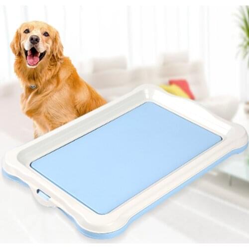 Detachable Dog Training Pee Pad Reusable Indoor Potty Pet Toilet for Small Cats Litter Box Puppy Poop Holder Tray 48*34cm