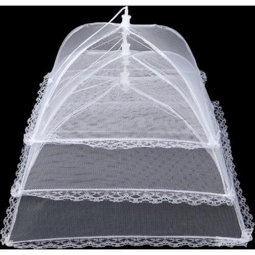 Mesh Foldable Anti Fly Mosquito Tent Dome Net Umbrella Picnic Protect Dish Cover