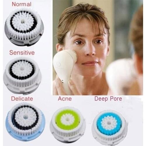 Replacement Brush Head For Deep Pore Facial Skin Cleansing Head Brush Deep Washing Massage Healthy Care For Face