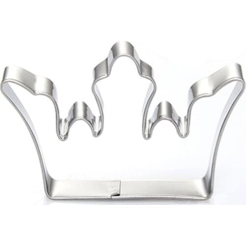 Court Crown Style Mousse Cookie Press Cutter Mould Biscuit Stamp Cake Mold Stainless Steel Pasta Tools Kitchen Accessories