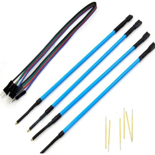 LED BDM Frame 4 Probes With Connect Cable LED BDM Frame Probe Pens 4pcs/Set New LED Ecu Programming Programmer Tool for BDM Fram