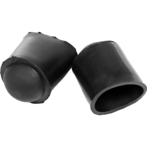 Pack of 2 Pool Cue Bottom Silicone Case Indoor Games Billiards Accessories
