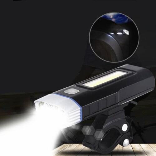 Bicycle light bike front light headlights USB charging COB highlight lights mountain USB charge bike accessories F1132YQ