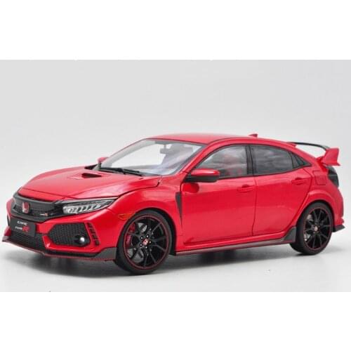 LCD 1/18 Scale Honda CIVIC Type-R Type R Red Diecast Model Car Toy Gift