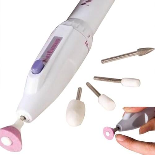 Beauty Women Nail Art Equipment 1 Set Nail Polishing Machine Mini Electric Grinding Machine Pro Salon Accessories TN