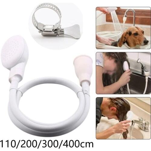 1*Push On Shower Hose & Head For Single Tap Spray Mixer Tap Bath Tap Kitchen Standard Bath And Basin Tap Bath Kichen Accessories