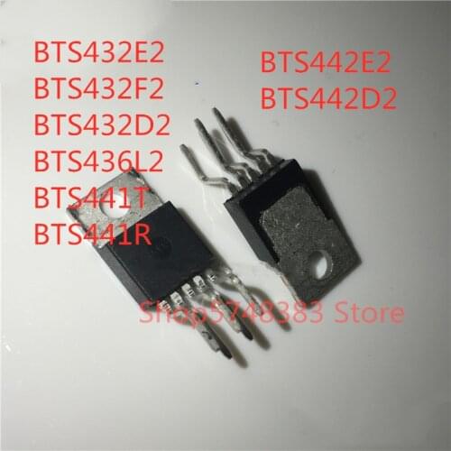 10PCS/LOT BTS432E2 BTS432F2 BTS432D2 BTS436L2 BTS441T BTS441R BTS442E2 BTS442D2 TO-220-5