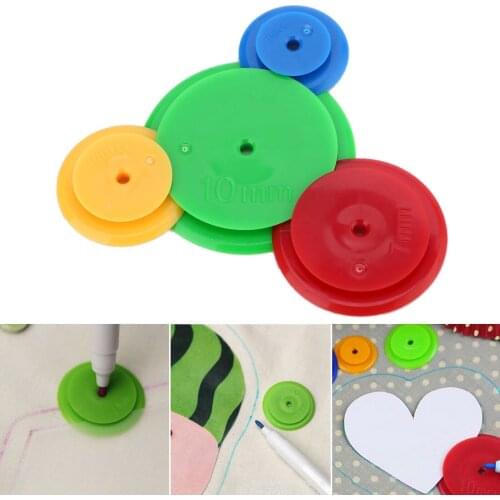 4pcs Sewing Stitch Space Tracing Loom Maker Set Quilt Tools 3/5/7/10mm Quilting Craft Tools Quilting Sewing Tools Accessories