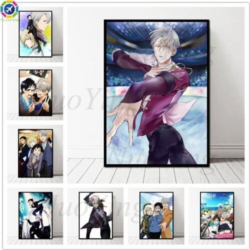 5d Diamond Painting Anime Yuri On Ice Diamond Embroidery Totem Mosaic Picture Cross Stitch Rhinestone Wall Sticker Decoration