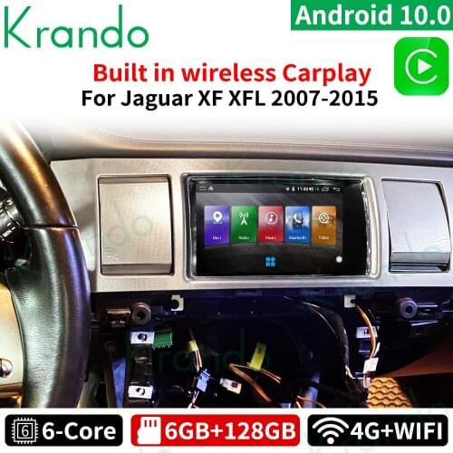 Krando 7"Android 10.0 car multimedia tablet for Jaguar XF XFL 2007-2015 Car Auto Audio Video Radio Tape Recorder Stereo gps