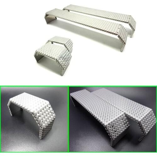 Metal Stainless Steel Mudguard for 1/14 Tamiya RC Truck Trailer Tipper Scania MAN Benz Actros Volvo Car Diy Parts