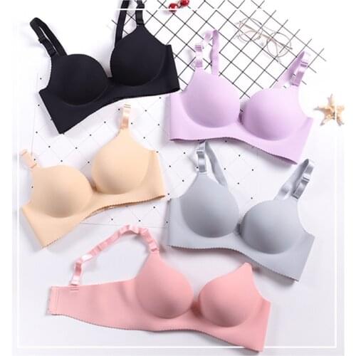 Seamless Bras for Women A B C Plug Size One Piece Underwear Bra Push Up Wireless bra Intimates Female Underwear Wholesale