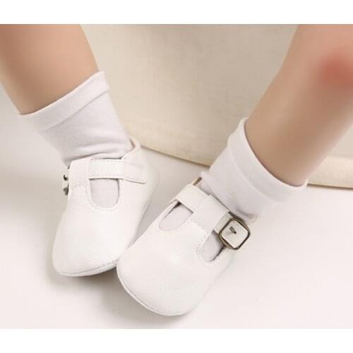 Baby Girl Princess Shoes Newborn Girls Moccasins PU Shoes Rubber Sole Prewalker Non-slip Hollow Summer First Walkers