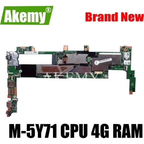 FRU:00JT693 LDK-1 14272-1 48.4EO31.011 w M-5Y71 CPU 4G RAM For Lenovo Helix Type 20CG 20CH NoteBook Laptop PC Motherboard