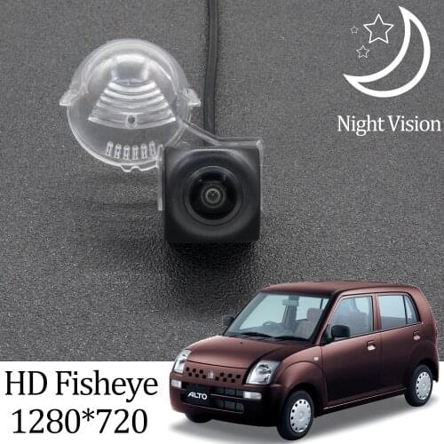 Owtosin HD 1280*720 Fisheye Rear View Camera For Suzuki Alto HA24S 2004 2005 2006 2007 2008 2009 Car Reverse Parking Accessories
