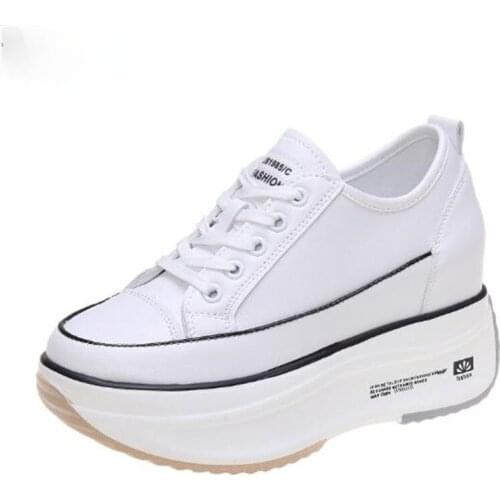 Platform Women Sneakers Autumn Stylish Thick Sole Casual Shoes 9CM Breathable Mesh Walking Shoes Woman Zapatos Mujer New luxury