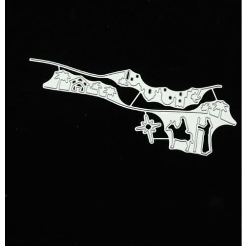 Desert Jesus Metal Cutting Dies DIY Scrapbooking Paper Photo Album Crafts Mould Cards Blade Punch Stencils