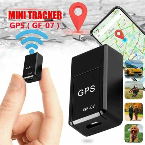 GPS Locat Tracker Magnetic SIM Card Mini GPS Tracker Car Pet Voice Control Finder Anti-Lost Tracking Device GSM GPRS LBS GF07