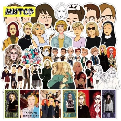 10/30/50pcs/lot American Horror Story TV Series Stickers For Laptop Phone Refrigerator Motorcycle Suitcase Skateboard Guitar
