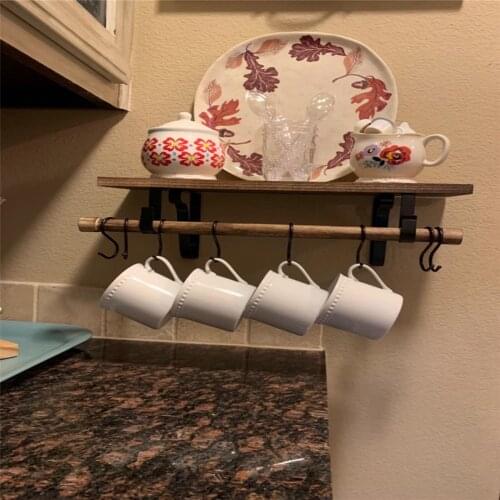 Wall Floating Shelf Wall Mount Decoration Storage Shelf for Home Bedroom Kitchen Office