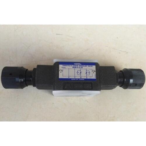 YUKEN THROTTLE CHECK MODULAR VALVE MODEL MSW-01-X-50 MSW-01-Y-50 MSA-01-X-50 MSA-01-Y-50 MSB-01-X-50 MSB-01-Y-50 MADE BY YUKEN