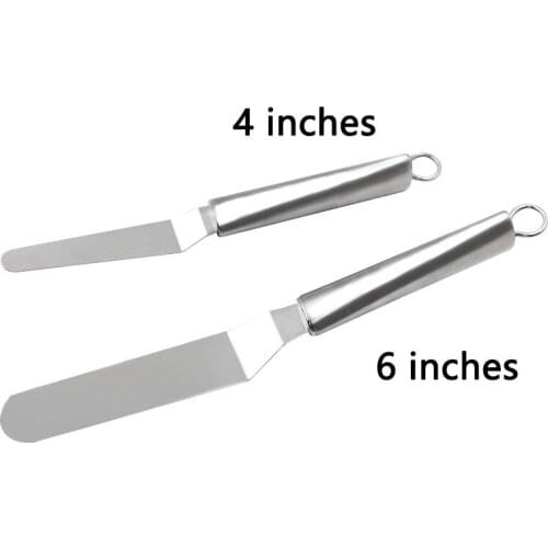 Cream Spatula Cake Butter Stainless Steel Baking Pastry Tools Portable Cream Spatula Butter Icing Frosting Knife Baking products