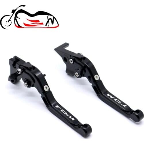 Brake Clutch Lever For YAMAHA TDM 900 TDM900/A 2002-2015/TDM850 1991-2001 Motorcycle Accessories Folding Extendable logo TDM 850
