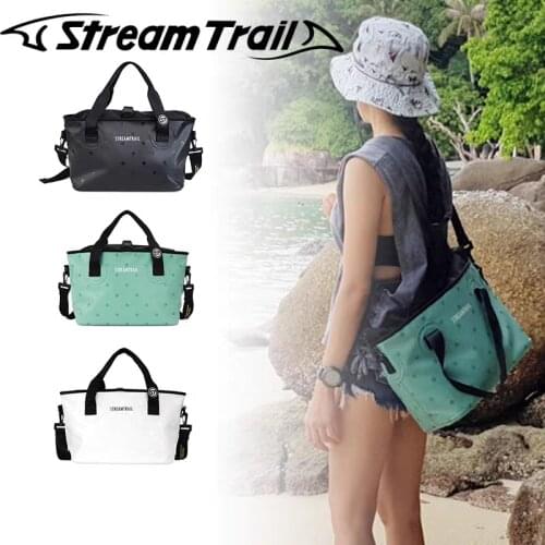 Stream Trail Waterproof Bag Outdoor Marche DX-3 Dot 11L Tote One Shoulder Dry Bag Sack Water Resistant Roll-Top Closure Daypack