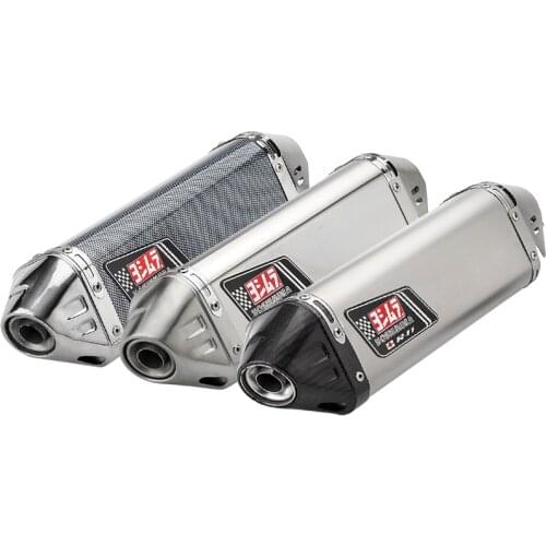 Inlet 51mm Motorcycle Exhaust Pipe Muffler Yoshimura DB Killer Universal for PCX NMAX CBR1000RR MT07 MT09 MT10 R6 R3 ZX6R etc