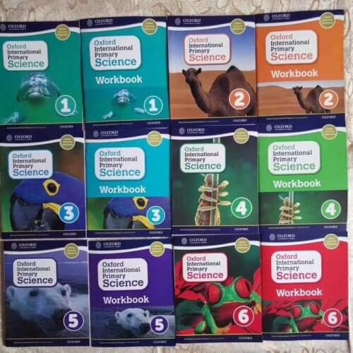 1 set 12 books 1-6 Oxford Primary Science Help children understand the science English story book Educational Books Workbooks