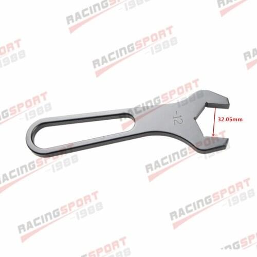 12AN AN-12 AN12 (32.05mm) CNC Billet Aluminum Single Ended Wrench Spanner Black/Red/Blue