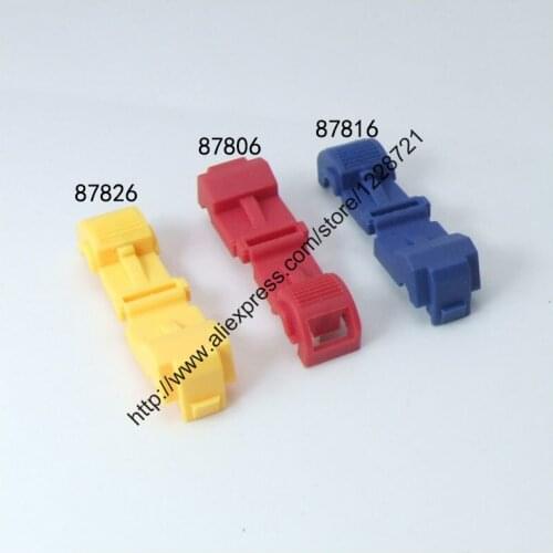 20Pcs=10set 87806 87816 87826 model-T cotch Lock Quick Splice Wire Connectors Terminals Crimp Electrical Car Audio For Wire