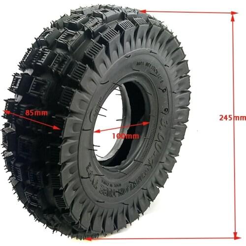 3.00-4 tires 260x85 10''x3'' Scooter tyre inner tube kit fits electric kid gas scooter wheelChair ATV and Go Kart