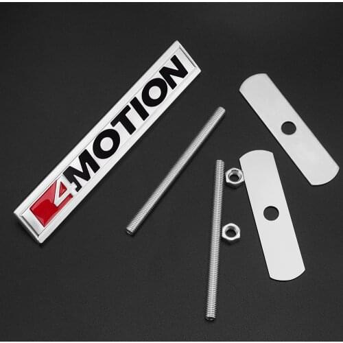 4MOTION Sticker Grille Emblem Badge Sticker For VW Volkswagen 4MOTION 4 MOTION Car Front Grill Sticker Auto Tuning Accessories