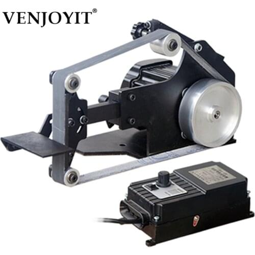 762*25mm Brushless Belt Sander 800W Fixed Angle Sharpening Machine Got 6 Free Abrasive Belt Small DIY Polishing Machine SD-762WS