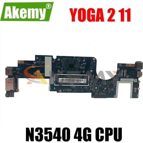Akemy For CPU. N3540.4G.AIUU1 nm-a201 Motherboard Lenovo Yoga 2 11 Laptop PC Board 100% Test OK