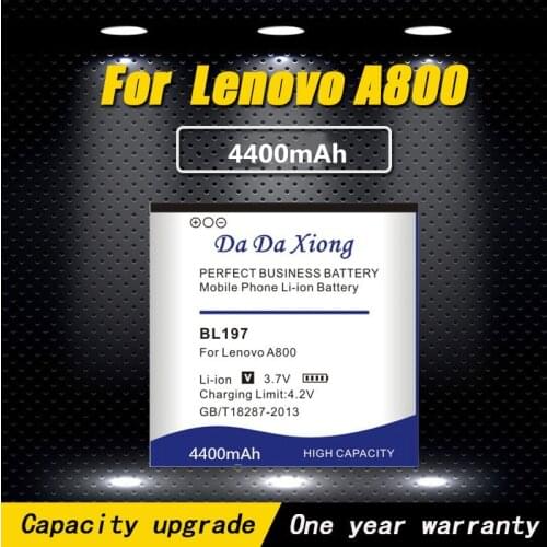 4400mAh BL 197 BL197 Battery for Lenovo A800 A820 A798t S720 S720i S750 S889T S870e S868T S889 A820T A798T S868T Phone battery